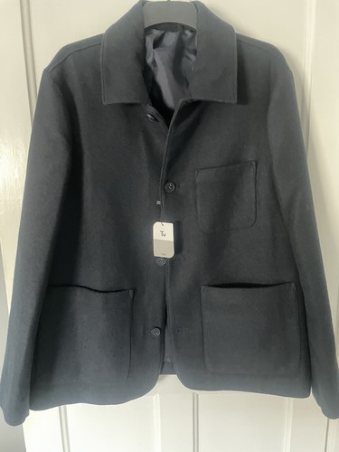 Men navy shacket from tu - navy,