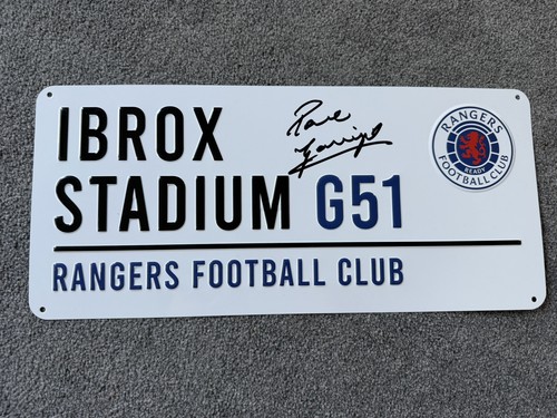 Paul gascoigne signed rangers - gascoigne,