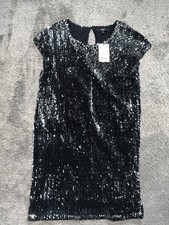 Black Silver Sequin Christmas