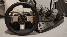 Logitech G27 Steering Wheel + Pedals + shifter Compatible with PC & PlayStation