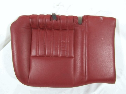 Red leather double - leather, seat