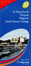 Stagecoach Devon Route 22 Bus Timetable Leaflet - dated 20th April 2015