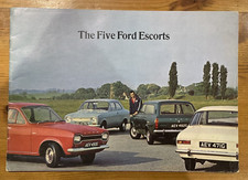 Ford Escort Brochure 1969-1970 - 1.1 1.3 GT De Luxe GT Super Saloon & Estate Mk1