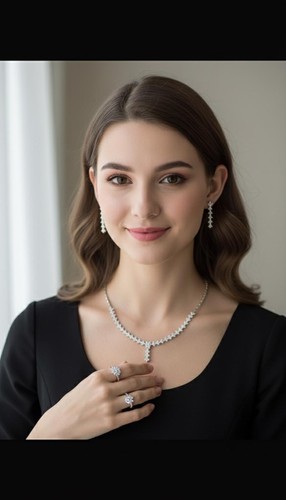 Necklace earrings bracelet - earrings,