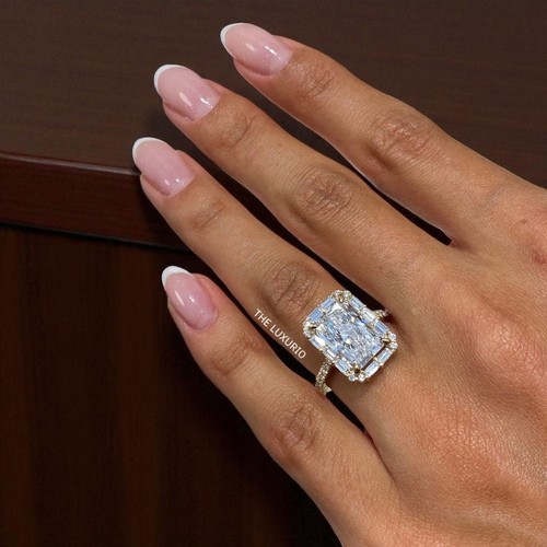 Diamond ring engagement gold - ring,