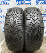 2x 225/65R17 106V MICHELIN CROSS CLIMATE SUV TREAD 5mm REF T01825 2256517 TYRES