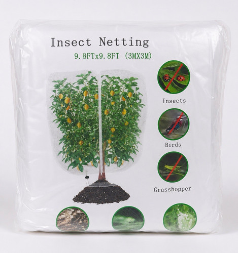 White insect netting - white, for