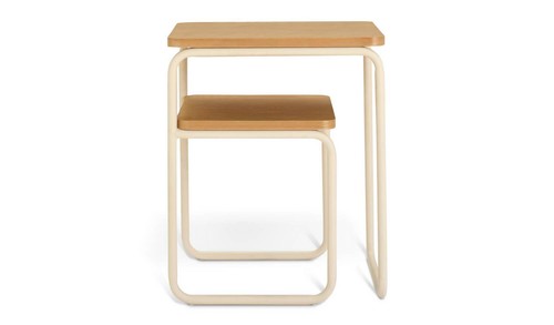 Leigh metal bedside table - metal,
