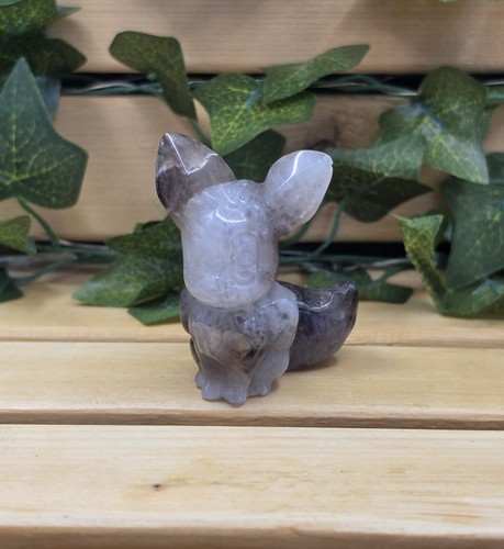 Amethyst carved eevee pokemon - amethyst,