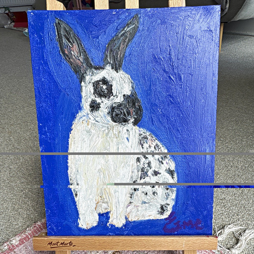 English spot bunny oil - “english, bunny”