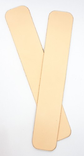 Veg tanned leather bookmark