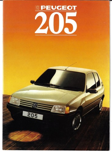 Peugeot 205 1987 - -1988, uk
