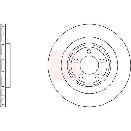 Brake discs vented for - 2x,