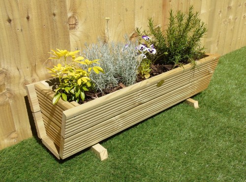 Handmade wooden decking - handmade, garden