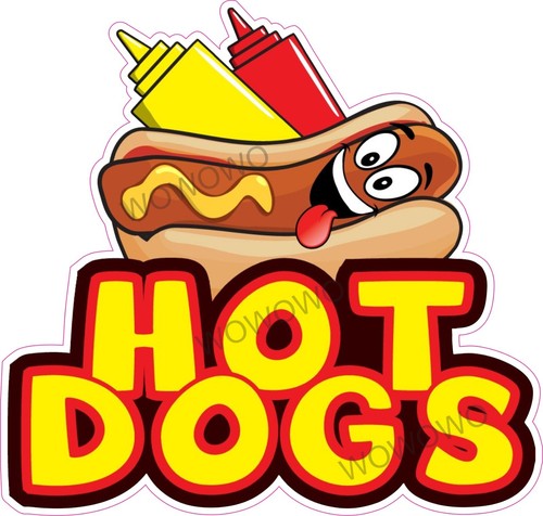 Catering van unit - sticker, hot