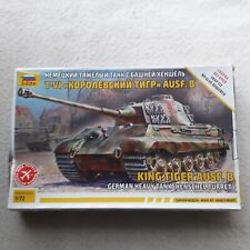 Zvezda 5023 1:72 Scale German King Tiger Tank Ausf B (Henschel Turret) Model Kit