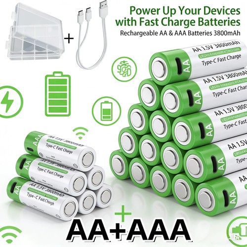 Aaa rechargeable lithium - aa,
