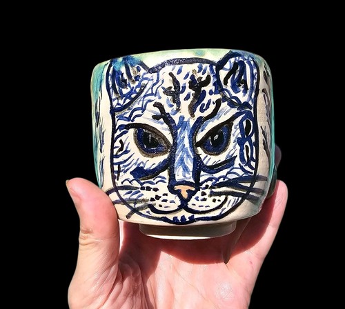 Handmade pottery yunomi tea - handmade,