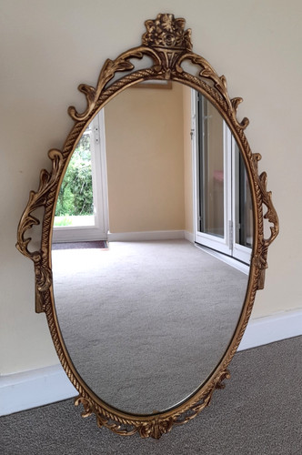 Vintage gilt framed baroque - vintage,