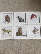 6 Piece Animal Print Wall Art