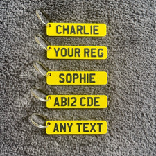 Personalised 3D Number Plate