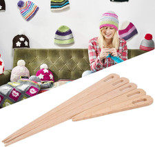 Toothbrush for Rag Rug Making Nalbinding Weaving S Yarn Tool Amish Knot Wooden R