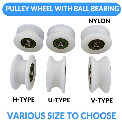 Nylon pulley wheel with - pulley,