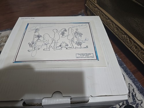 John lennon lithograph - john, family