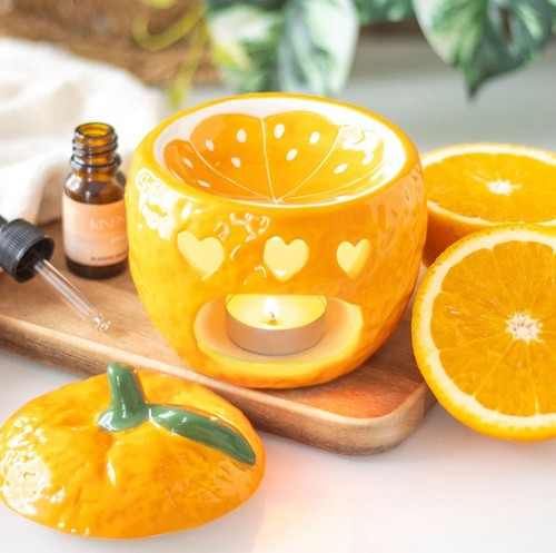 Orange oil burner - oil, wax