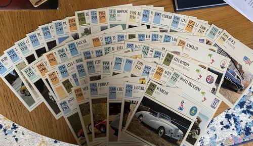 Classic car collectors cards - classic,