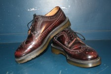 Vtg Dr Martens Airwair sole oxblood brogues shoes size 6 mod revival