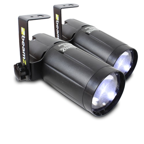 Beamz pinspot white led - 2x,