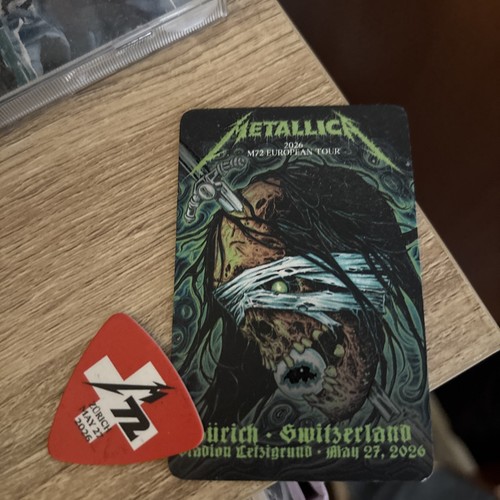 Metallica guitar pick - metallica, and