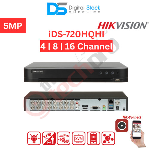 Hikvision dvr turbo 5mp - hikvision, hd