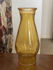 Vintage Amber Beaded Top Glass