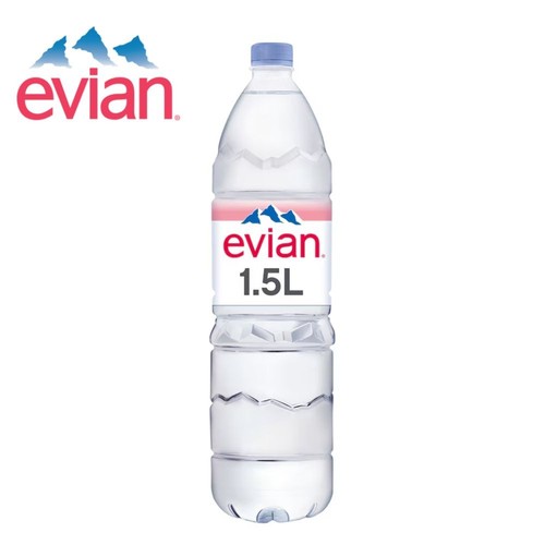 Evian water bottle still - evian,