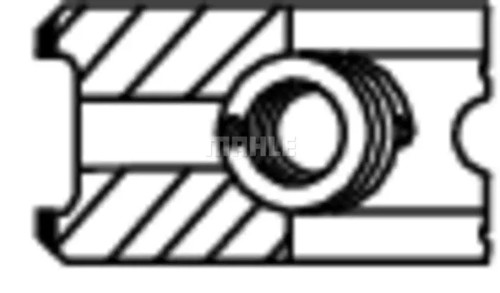 Piston ring set - , n0