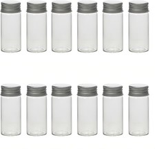 12Pcs 30ml Empty Clear Small