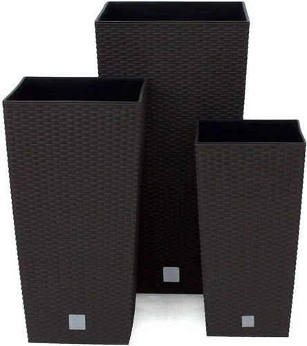 Plant pot rattan tall - plant,