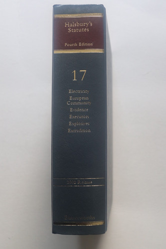 Halsbury statutes england - statutes, of