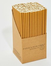Eco Kraft Paper Straws 6MM -
