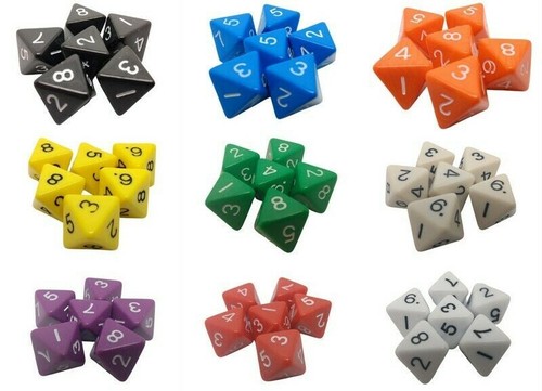 Poly dice various - dice,