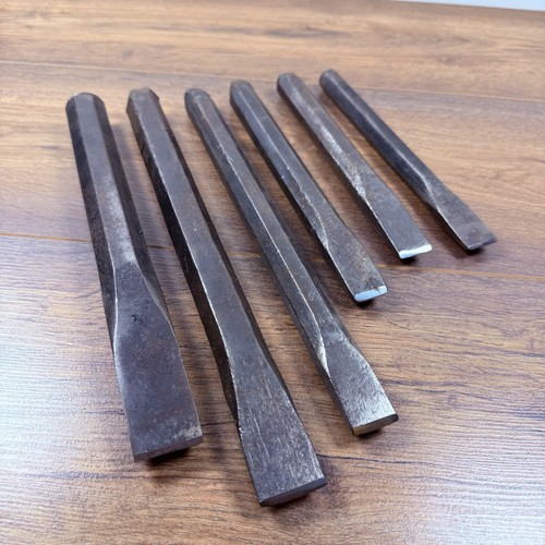 Vintage masonry chisel - set, x6