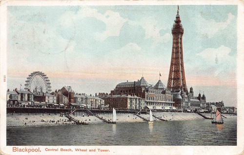 Blackpool central beach - central, wheel