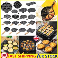 3-19 Holes Cast Iron Fry Pan