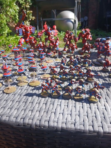 Warhammer 40k tau empire army - warhammer,