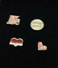Set 4pcs Floating Charms Living Memory Glass Lockets -Personalised Jewellery #2