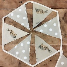 Handmade Oilcloth Bunting