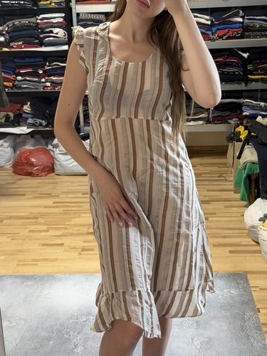 Marni brown beige striped - beige,