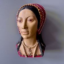 Vtg Bossons Chalkware Head